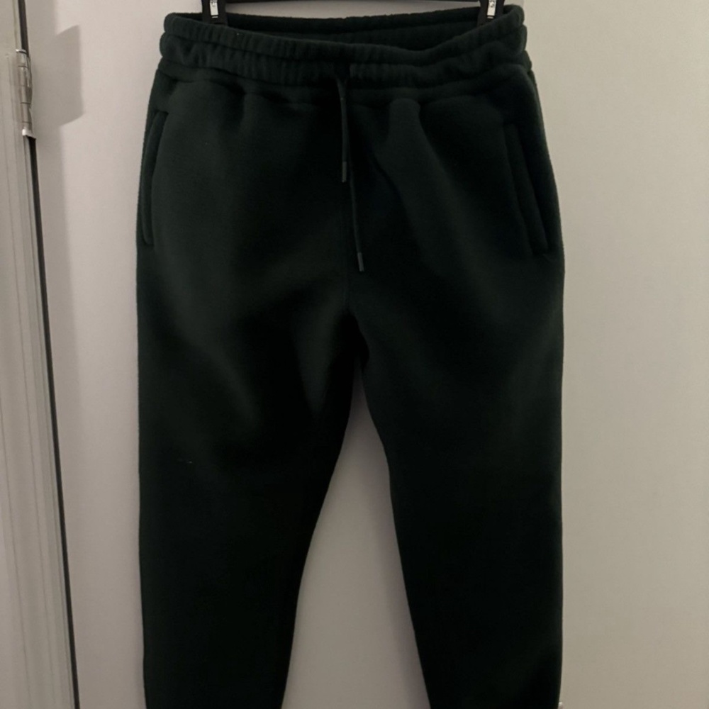 Yellow Label Co. Hunter Green Fleece Sweats